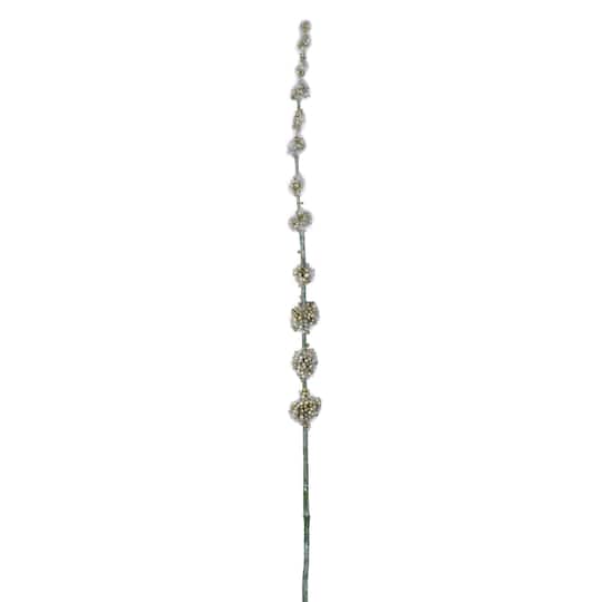 6 Pack: Green Pom Pom Stem